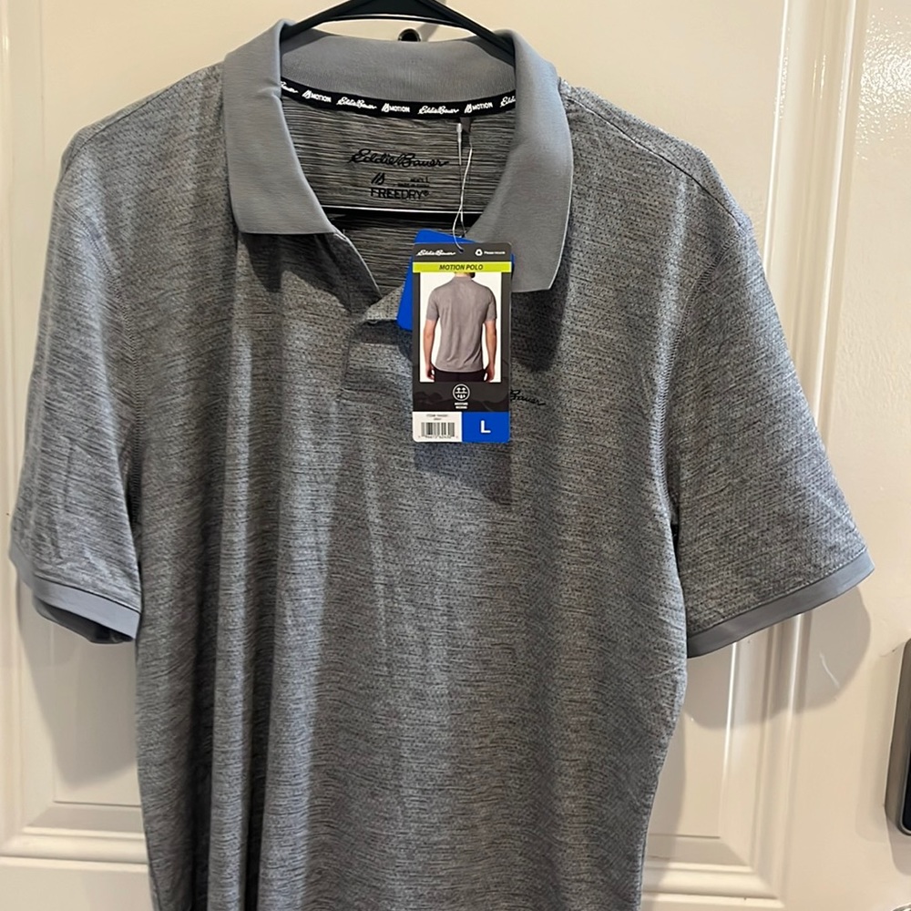 Eddie Bauer knit Polo. New